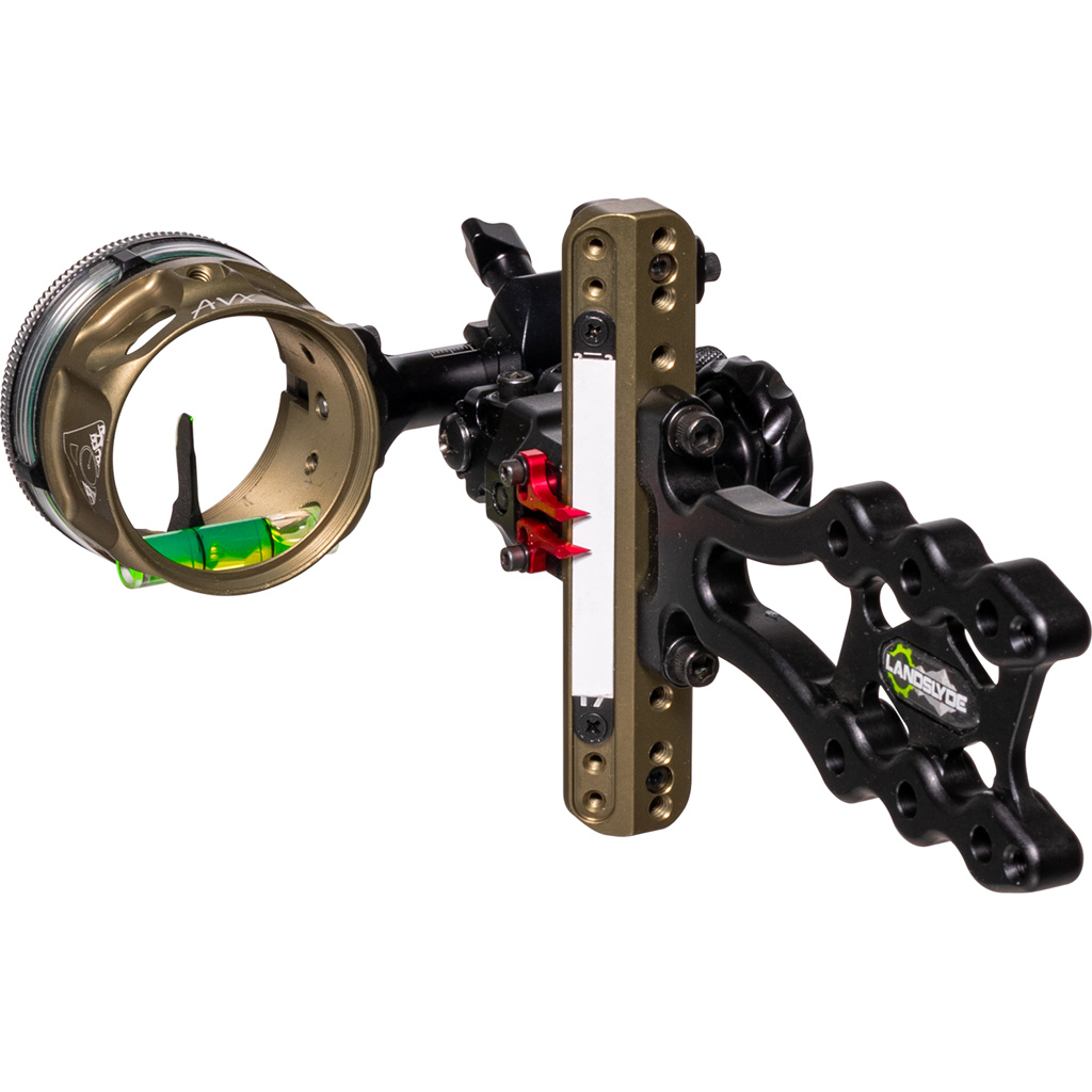 Axcel ALND-N110-4GT Landslyde Bowhunting Sight AVX-41 Scope 1 Pin .010 Green - Axcel