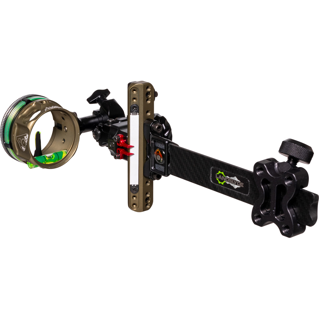 Axcel LANDSLYDE ALND-C129-4GT Carbon Pro Slider Bow Sight .029 Green Pin - Axcel