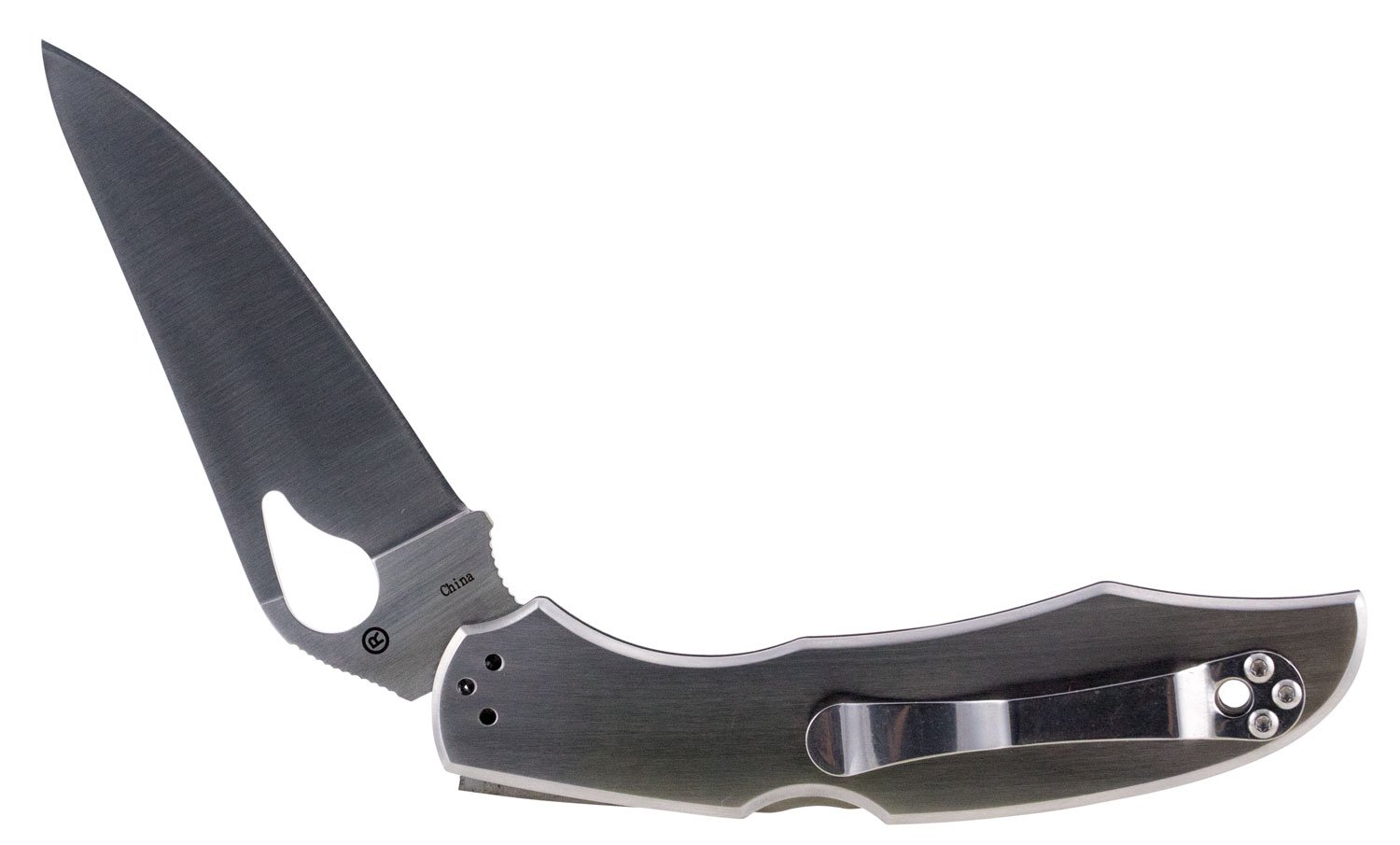 Spyderco Byrd Cara Cara2 3.75in Folding Knife Plain Edge 8Cr13MoV Satin - Spyderco - SPEAR POINT