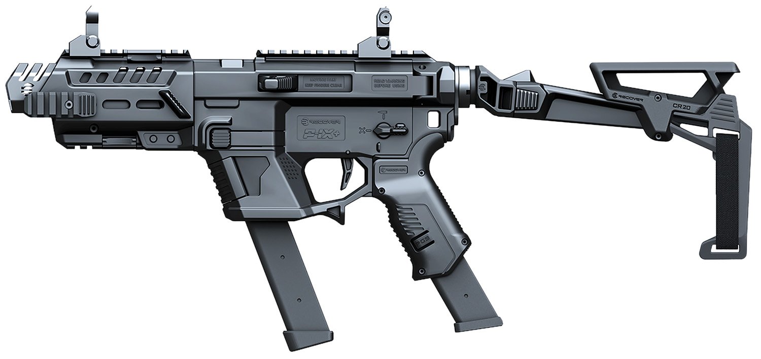 Buy Recover Tactical PIXPBFBR01 P-IX+Basic PG9 Folding Brace Black online