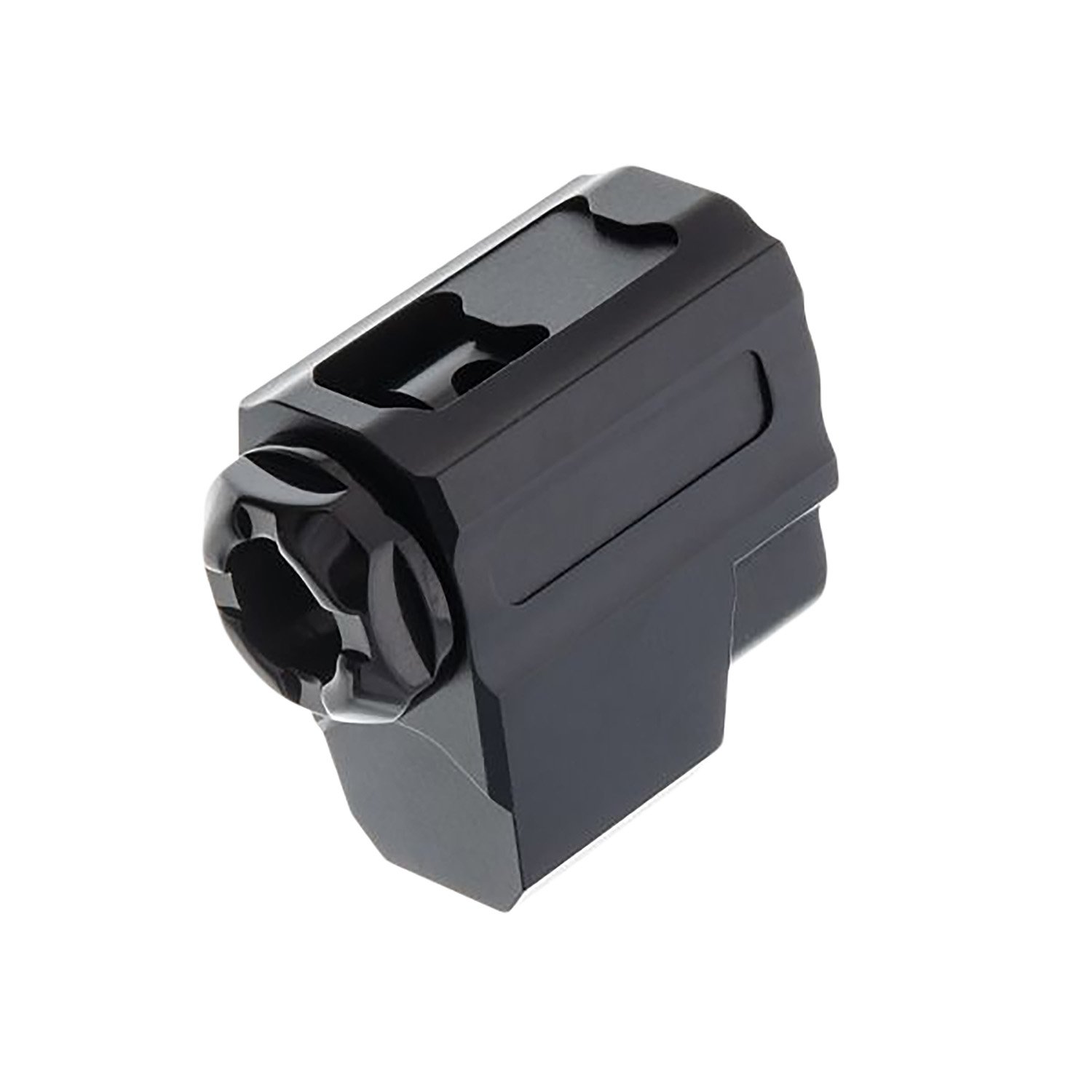 Tyrant CNC TDP365COMPBLK/BLK Black Aluminum 9mm Compensator