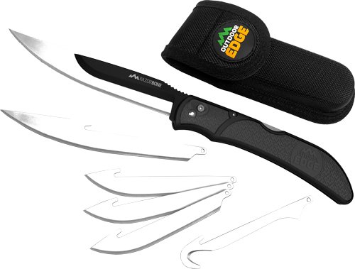 Outdoor Edge RBY10C Razor Bone 6-Blade Combo Set Gray
