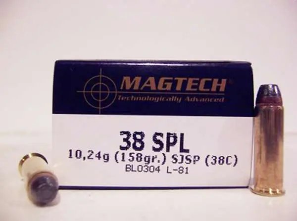 Magtech 38C Range/Training 38Special 158gr Semi Jacketed Soft Point Flat