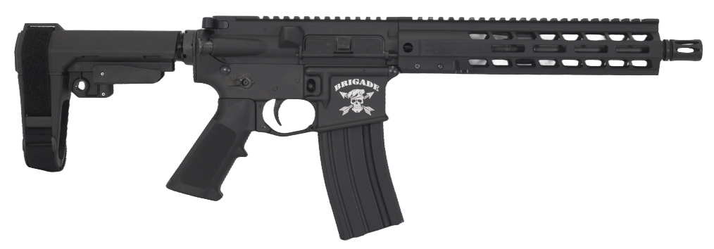 Brigade BM 15 5.56 10.5 Black MLOK Tactical Rail