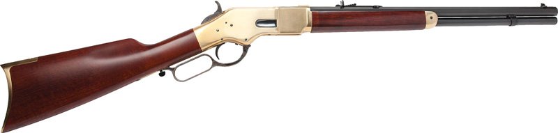 Cimarron CA202 1866 Yellowboy 22LR 24" Octagon Brass/Blued Walnut