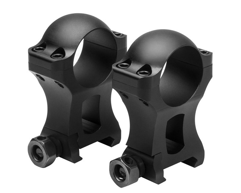 NcStar VISM Hunter Series 1" Scope Rings 1.5" Height Black VR1H15