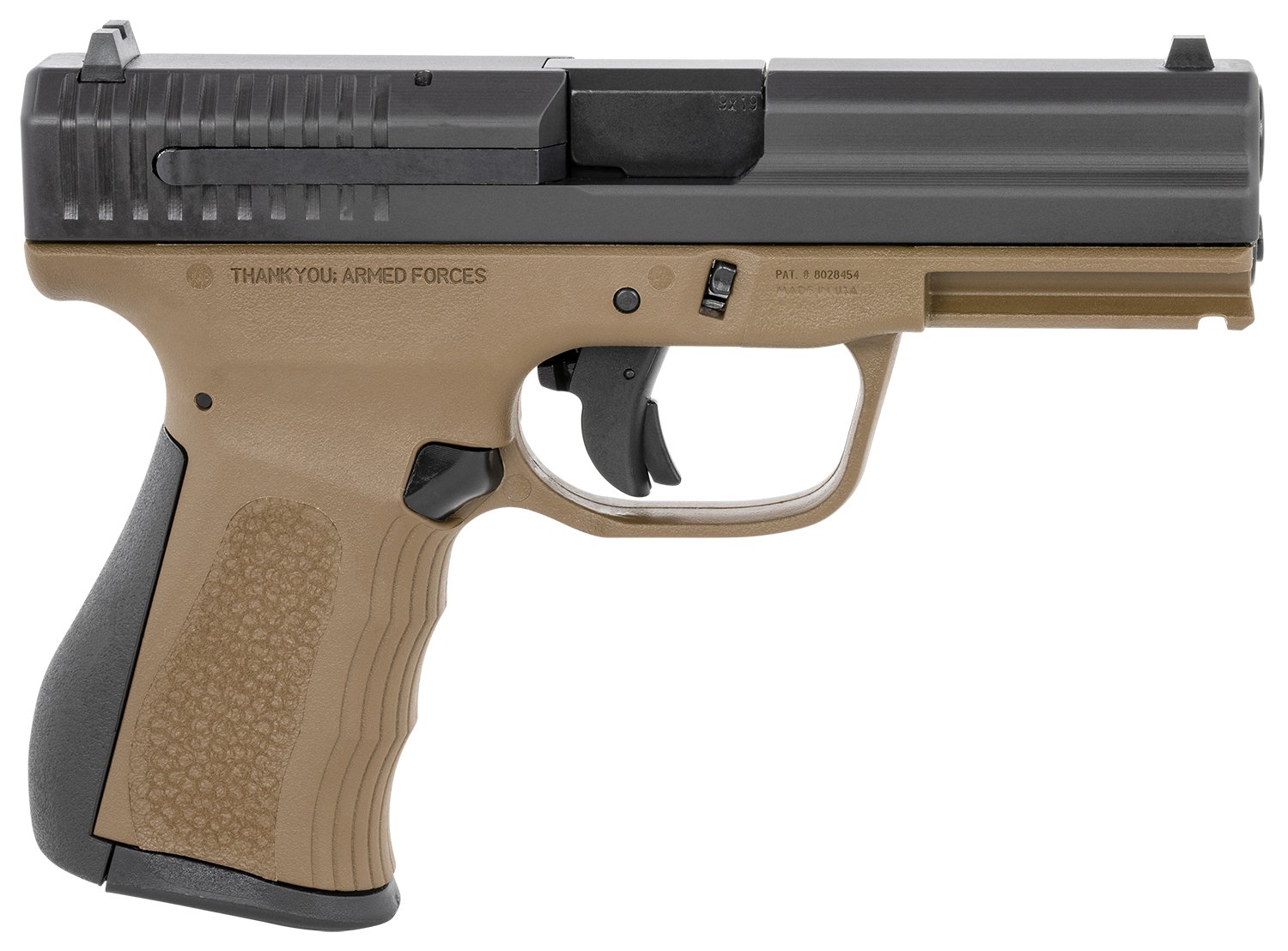 FMK Firearms 9C1 G2 Semi-Auto Pistol 9mm Luger 4" Barrel 1-14Rd Mag Black - FMK Firearms - 9mm