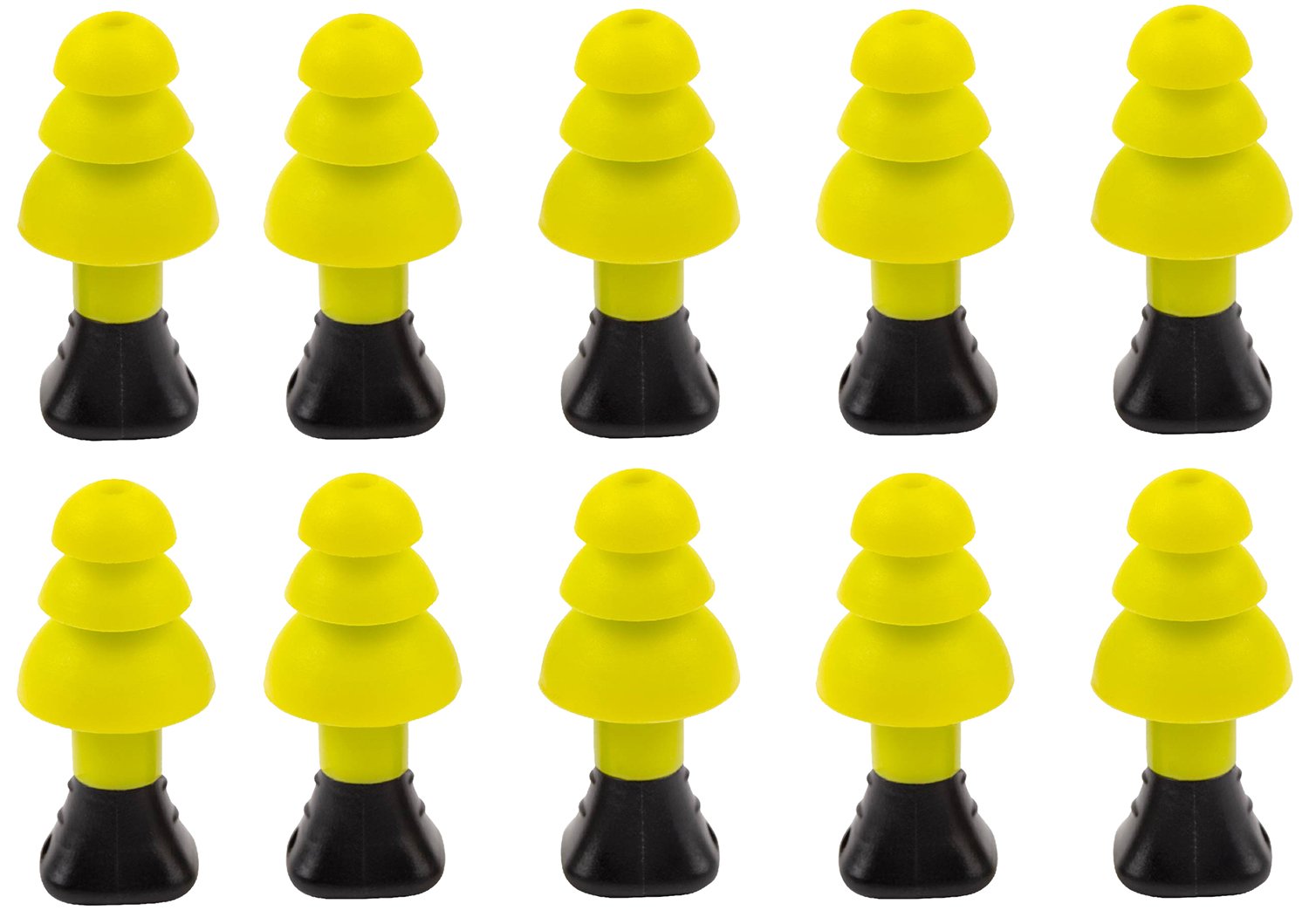 Allen ULTRX Silicone Ear Plugs 26dB Yellow 5 Pairs - The Allen Company, Inc. - YELLOW