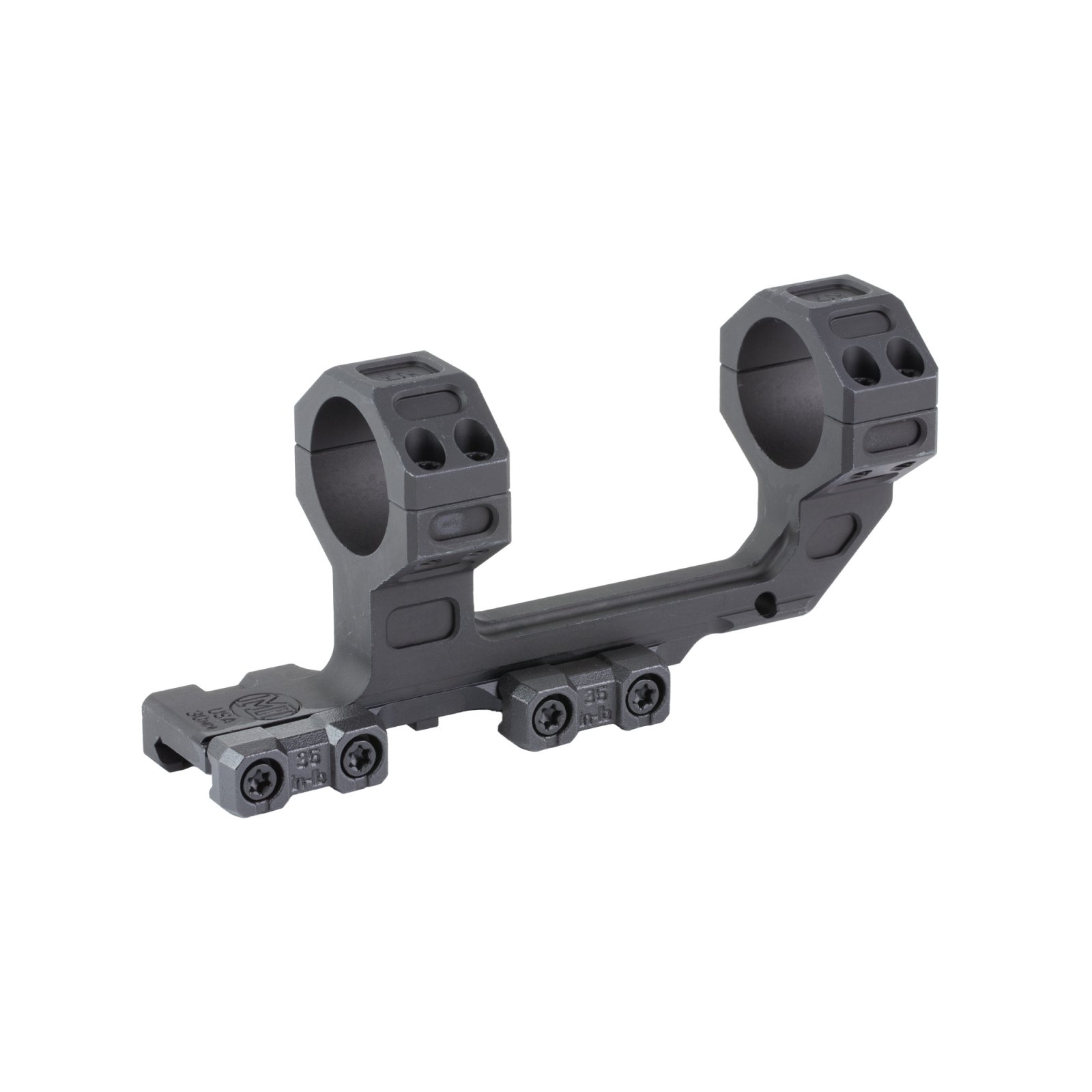 Midwest Industries MK2 Optic Mount High Fits 30MM Anodized Finish Black