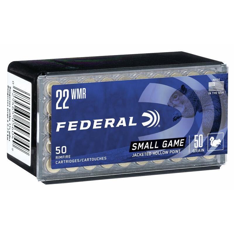 Federal 757 22 WMR 50 Grain Jacketed Hollow Point 50 Per Box