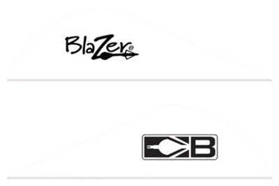 Bohning Blazer Vanes White 36 pk. - Bohning