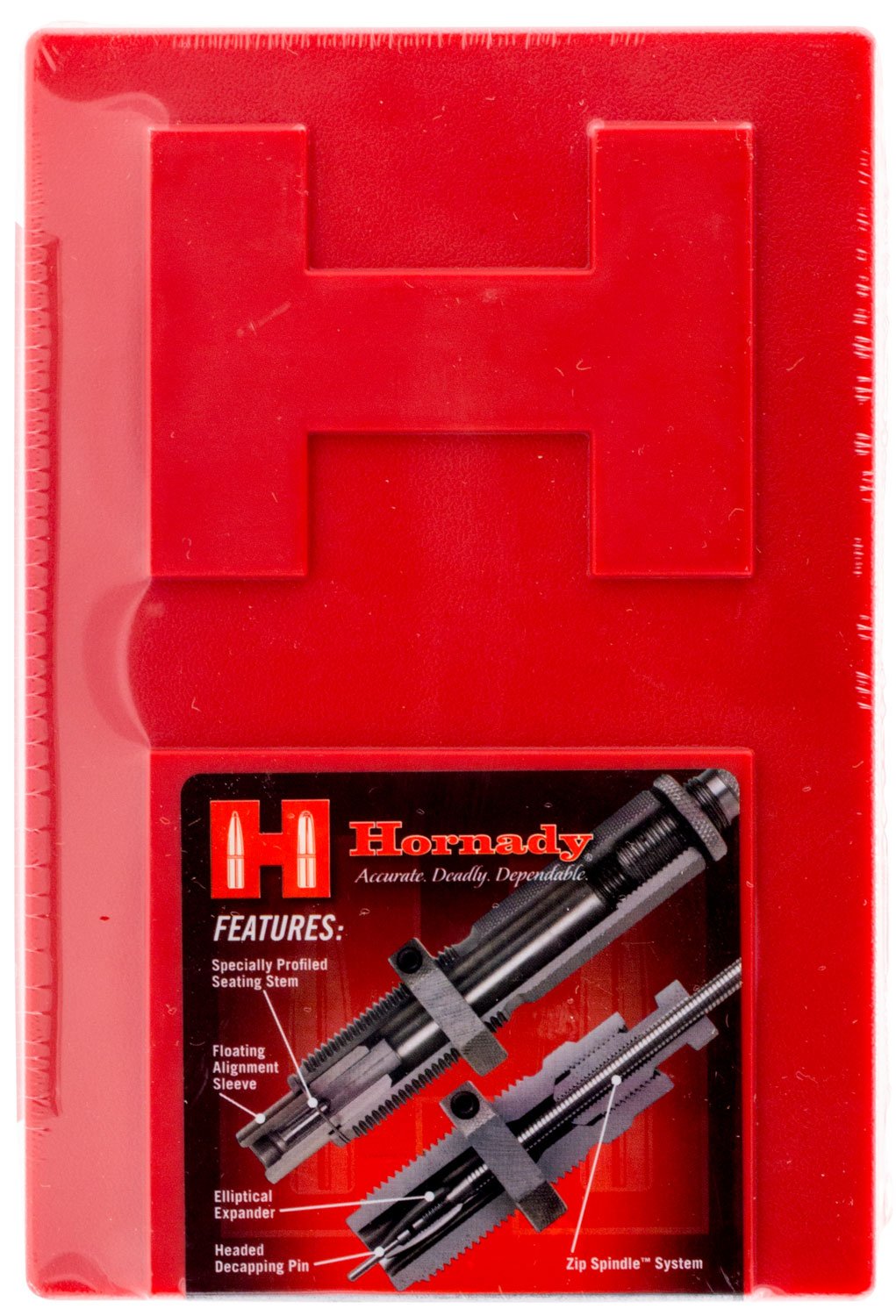 Hornady 546329 Custom Grade 2-Die Set 28 Nosler Sizer/Seater - Horn Hunter - 28 NOSLER