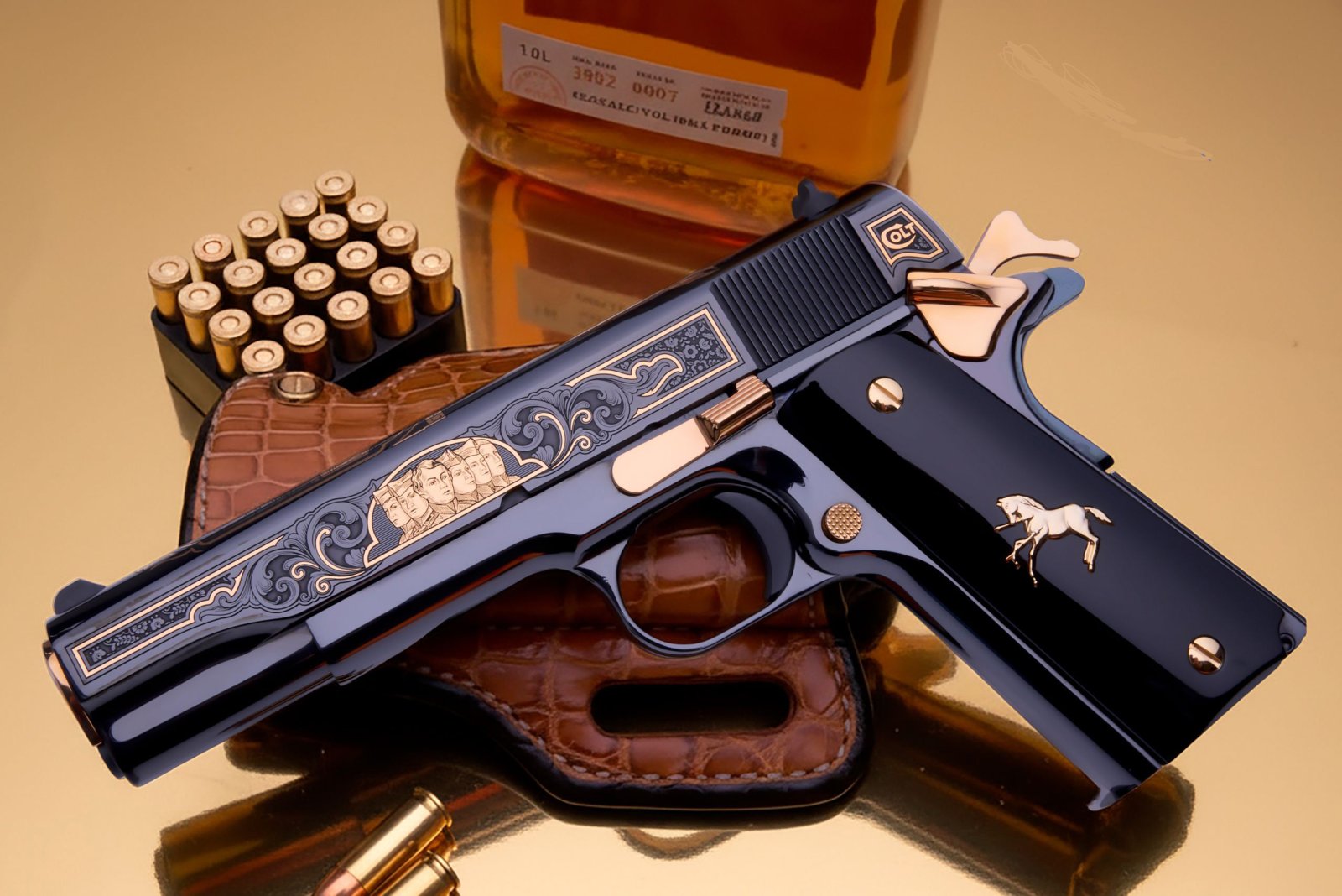 Colt 1911|Government 38 Super Auto +P 9+1 5.000 Blue Steel
