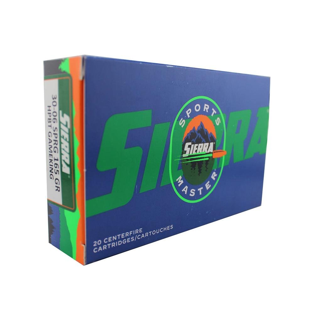 Sierra A2140-06 .30-06 Sprg 165gr HPBT Rifle Ammo 20 Rounds