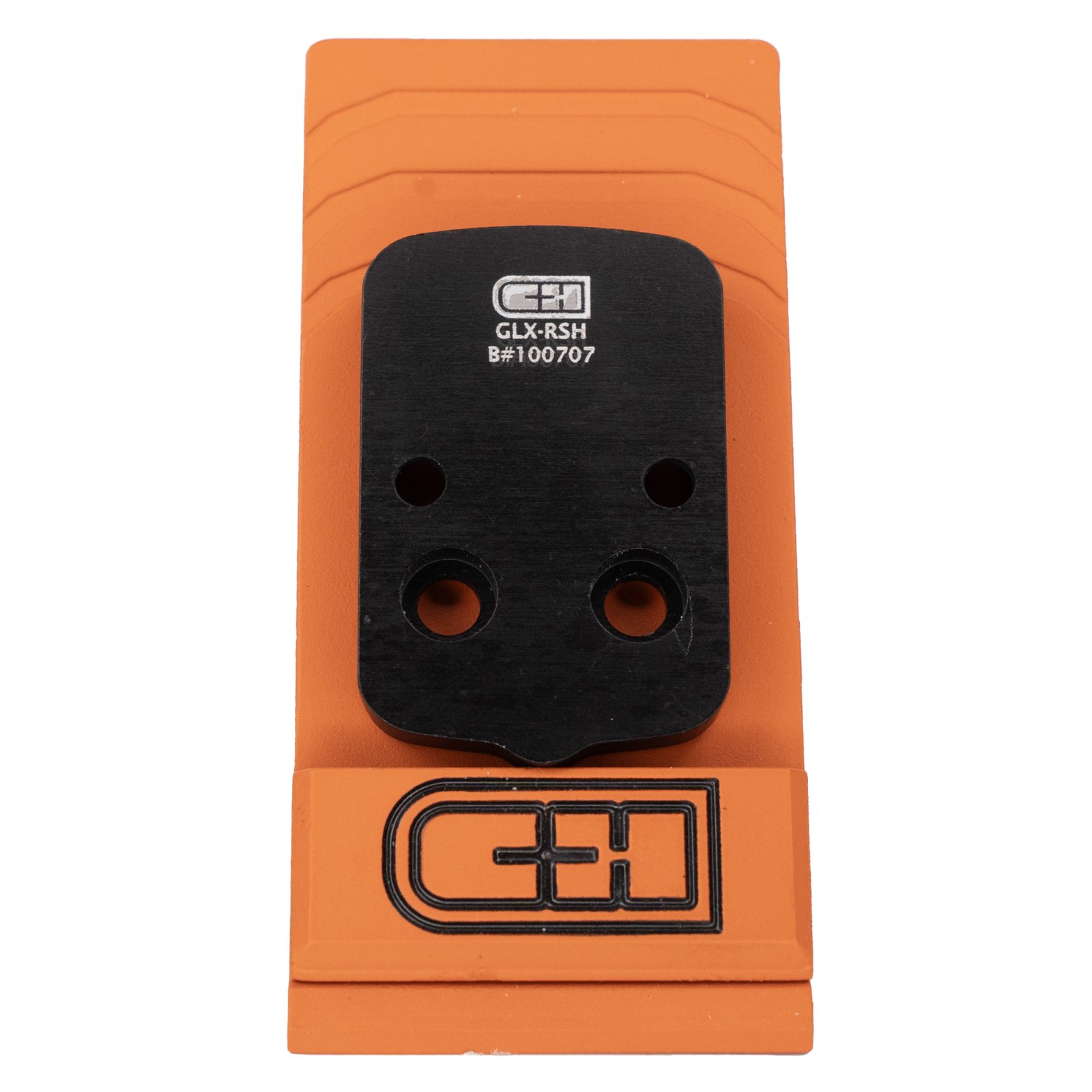 C&H Precision GLX-RSH V4 Optic Mount Plate Glock 43x/48 MOS Black