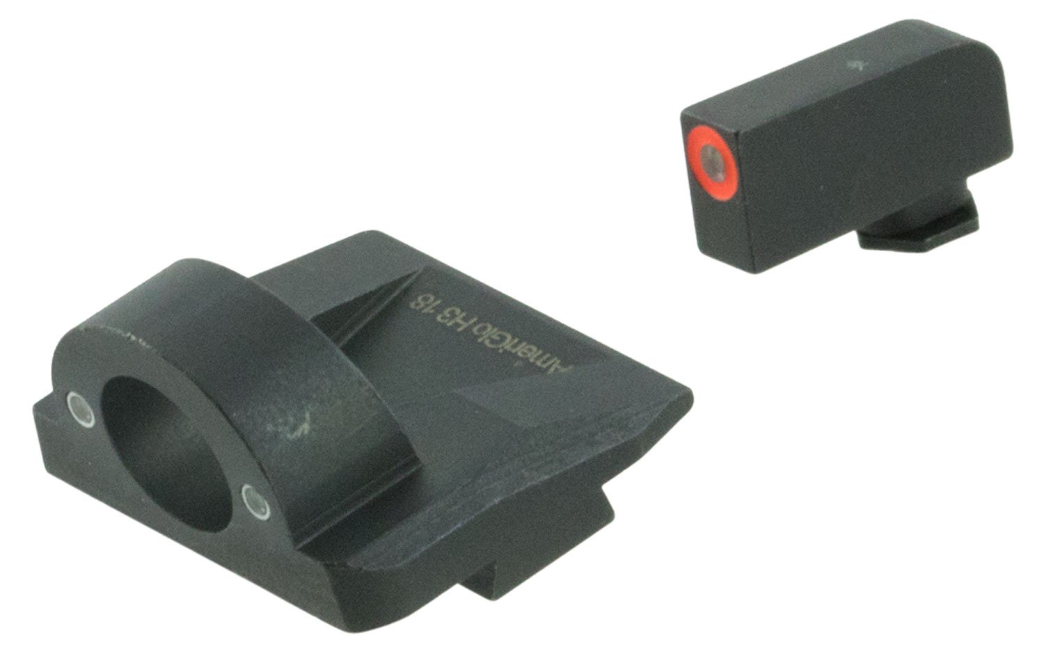 AmeriGlo Gl5225 Ghost Ring Sight SET FOR Glock Green Tritium Orange GL-5225 - AMER - STEEL
