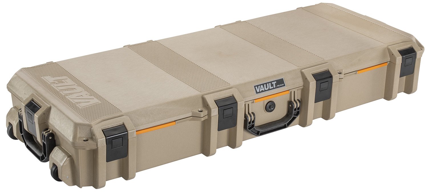 Pelican V730 Vault Tactical Rifle Case 44"x16"x6.3" High Impact Polymer Tan - Pelican - TAN