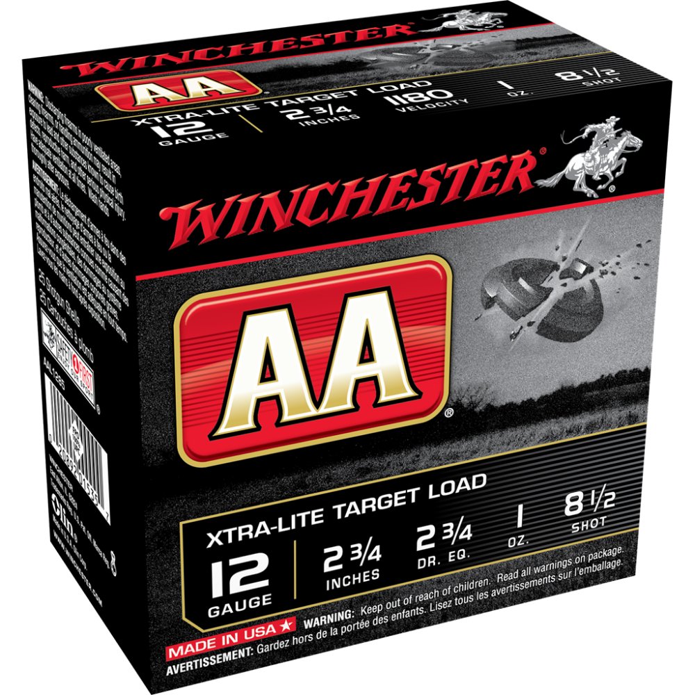 Winchester Ammo AAL1285 AA Xtra-Lite 12Gauge 2.75" 1oz 8.5Shot 25 Per... - Winchester - LEAD