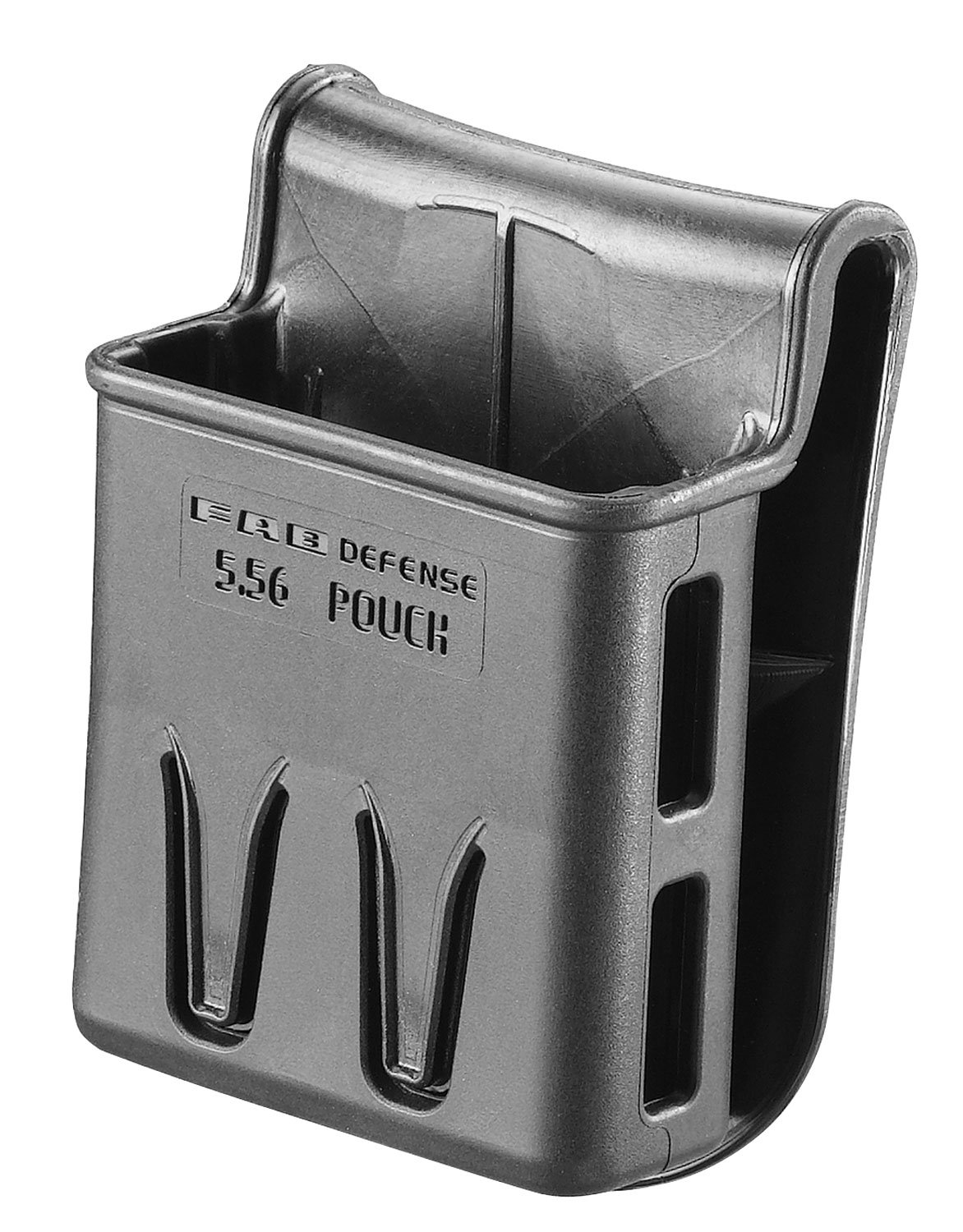 FAB Defense FX556P M4 Mag Pouch Black Polymer Ambidextrous Belt Mount