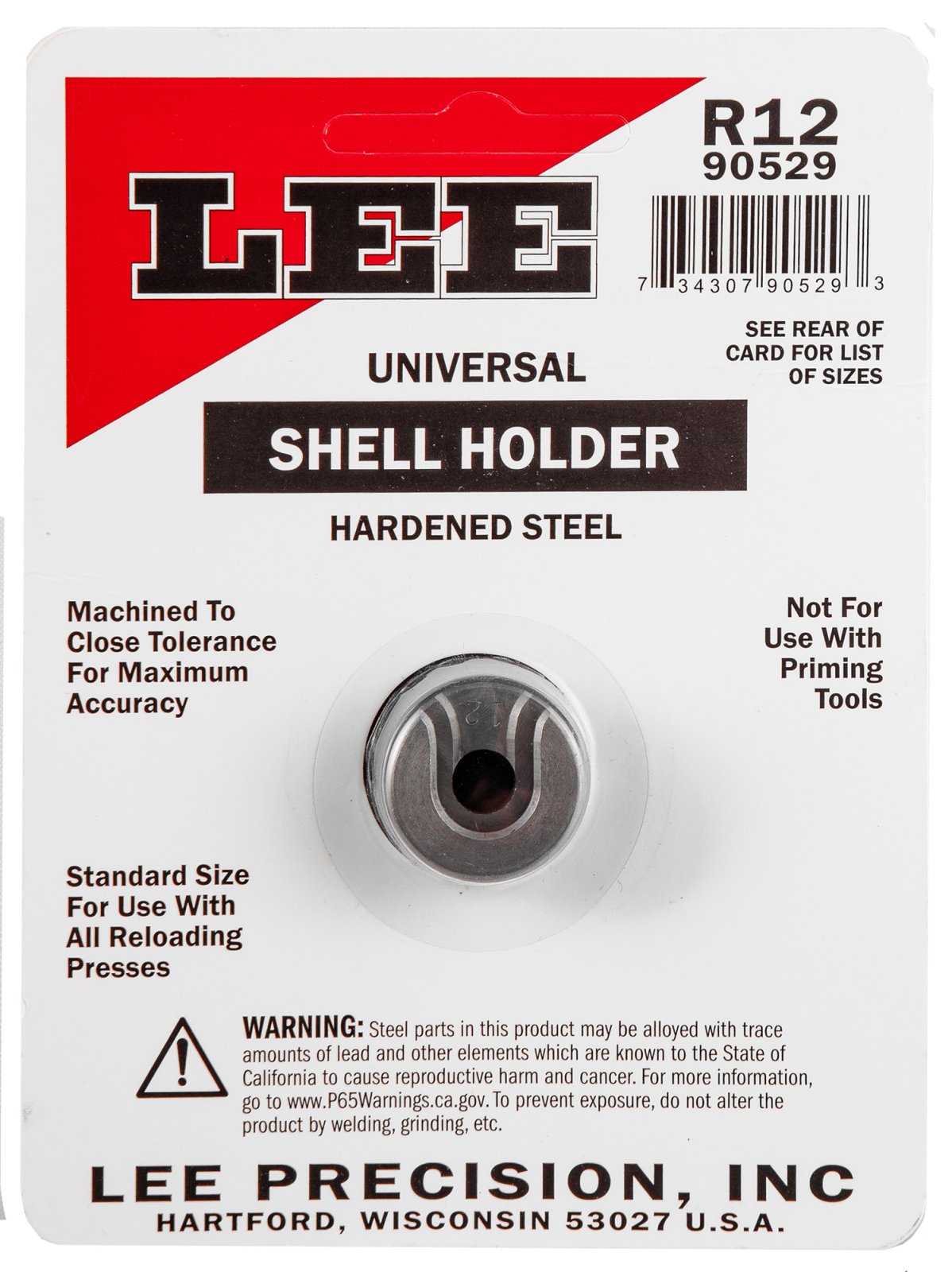 Buy Lee Universal Shell Holder - #12 Size online
