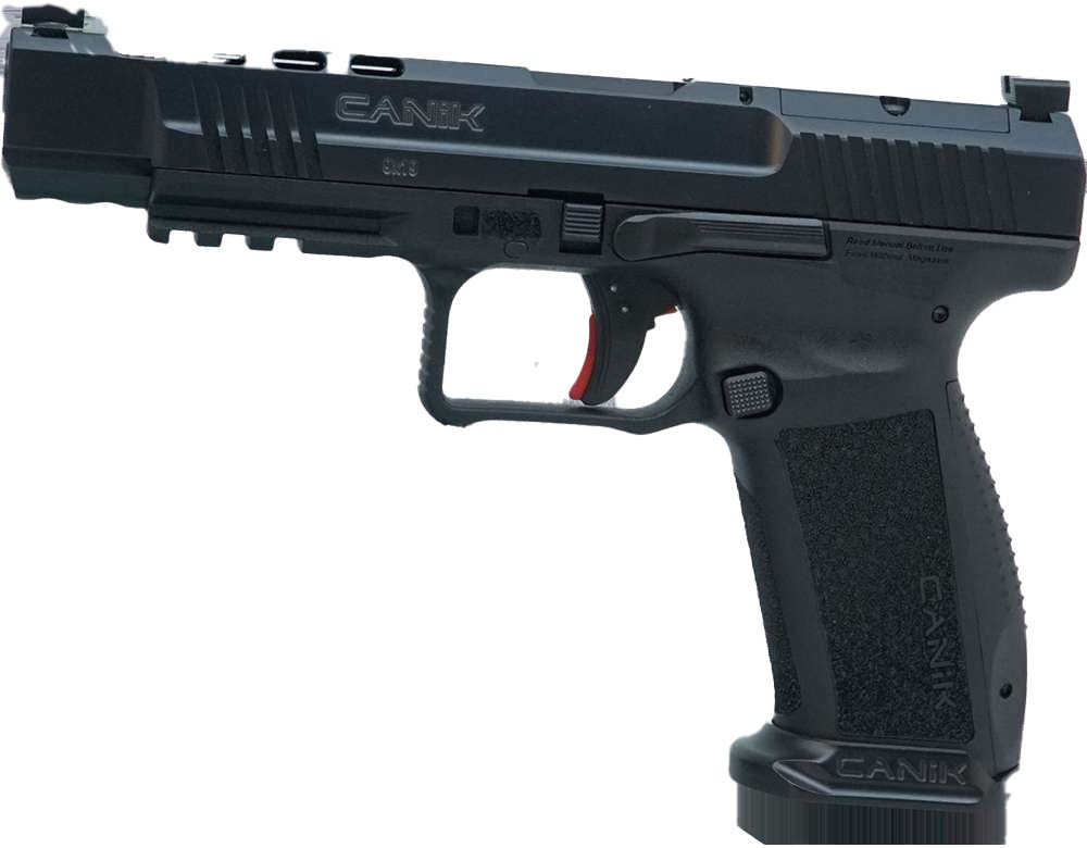 Canik METE SFx 9mm Pistol 5.2" Barrel 3 Dot Sights Black - CANIK - 9mm