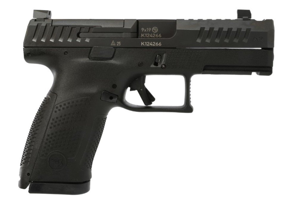 CZ 01578 CZ P-10 Compact 9mm 4.02" Black Polycoat Semi-Auto Pistol