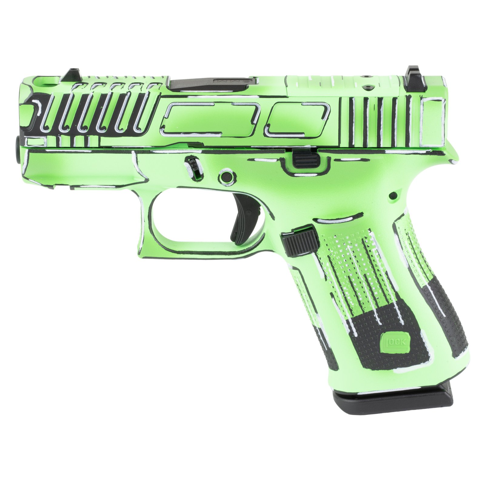 Glock 43XC Semi-automatic Striker Fired 9MM 3.41" Ported Barrel Optics