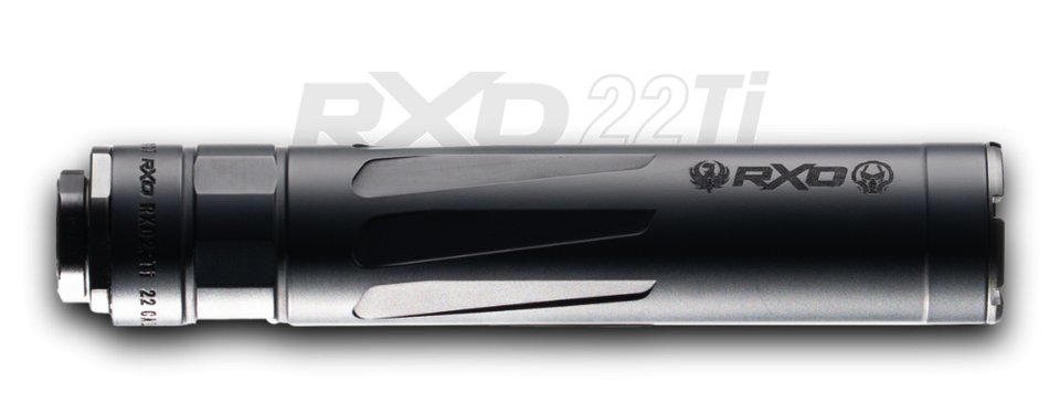 Dead Air RXD22Ti .22 LR/.22 WSM/.17 HMR 5.6 Black - Dead Air - 22 LR