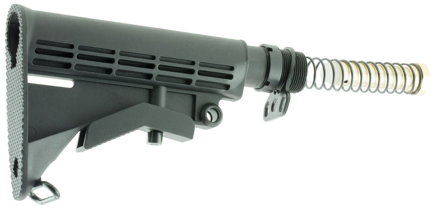 Aim Sports ARSTKCC Mil-Spec Black Synthetic 6 Position Collapsible M4 f... - AIM Sports - RIFLE
