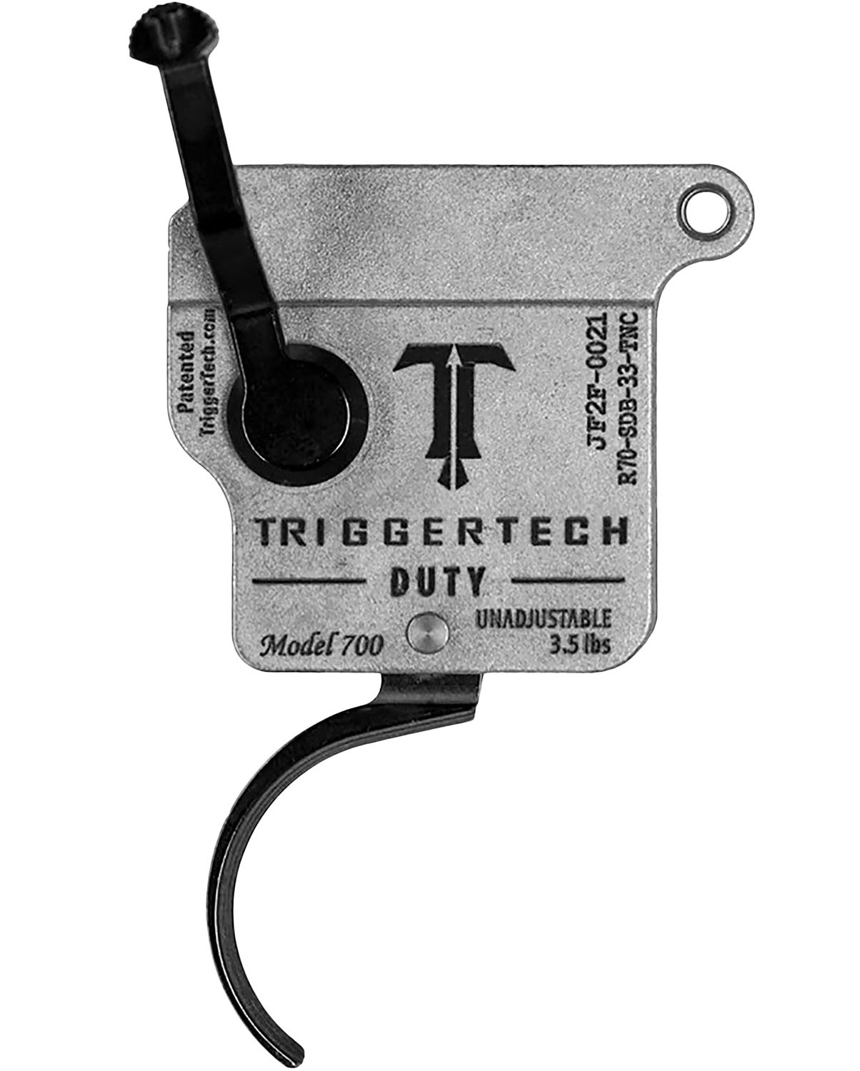 Buy TriggerTech R70SDB33TNC Remington 700 Black Single-Stage Trigger 3.5 lbs online