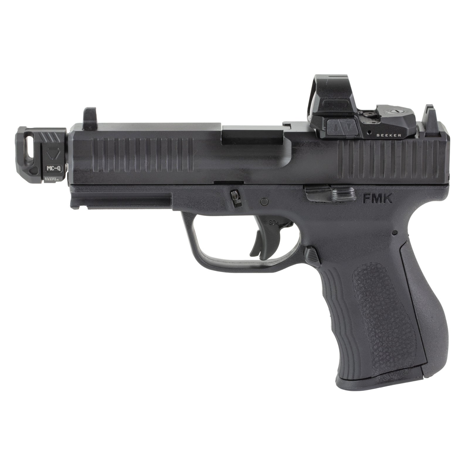 FMK G3 Strike Threaded Barrel Pistol 9mm 4.5 in BLK w/Comp, Red Dot, Sup Sight 14/17rd