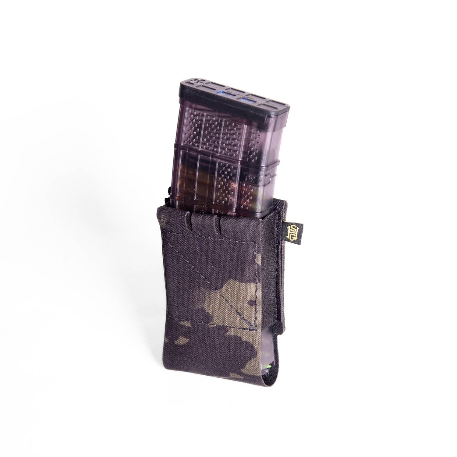 High SPEED GEAR  EP-P ELASTIC RIFLE  MAG POUCH MULTICAM BLACK  FITS MOST RIFLE  MAGS LOW PROFILE - High Speed Gear