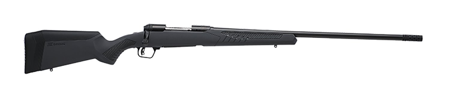 Savage Arms 57036 110 Long Range Hunter 300 Win Mag 4+1 26" Matte Black Metal Gray Fixed AccuStock
