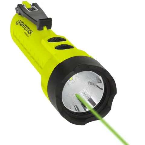Nightstick IS Flashlight 210 Lumens Green Laser 187m Beam - Nightstick