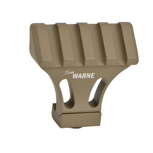 Warne WAA645DE 45 deg Offset Picatinny Mount Aluminum Dark Earth