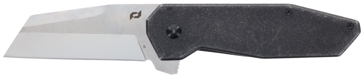 Schrade 1136251 Slyte 3" D2 Steel Folding Knife Dark Stonewash Handle