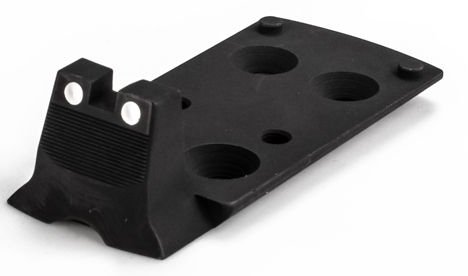 Kimber 1911 Optic Plate with Rear Sight - Trijicon RMR Compatible, Matte Black