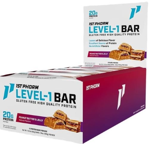 1ST PHORM LEVEL 1 BAR PEANUT BUTTER & JELLY 15