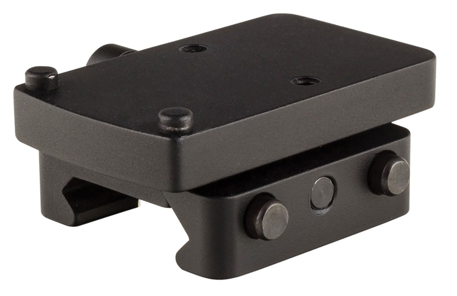 Buy Trijicon AC32077 RMR/SRO Low Weaver Mount, Quick Release, Q-LOC Tech, 7075-T6 Aluminum, Matte Black online