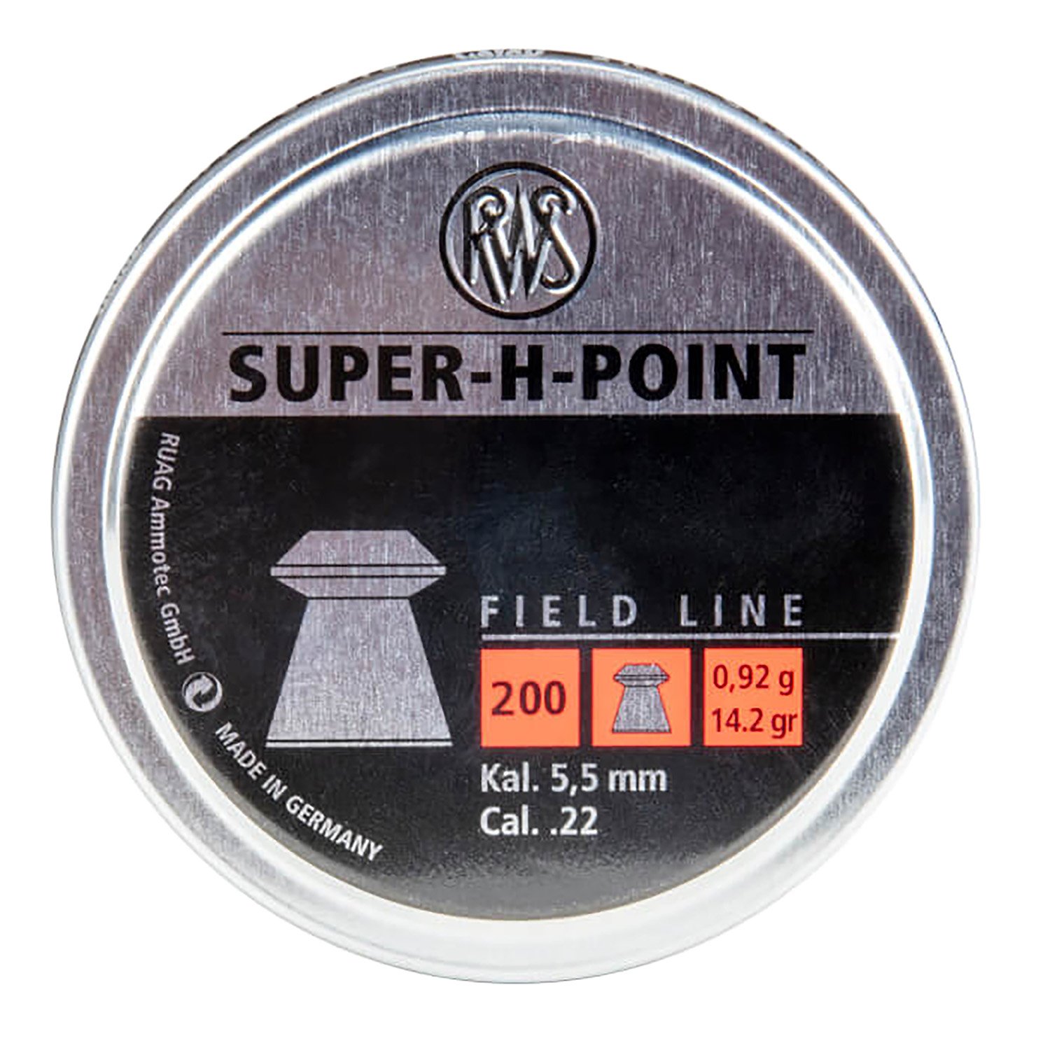Umarex RWS Super H Point Pellets .22 cal 300/ct - Umarex - 22