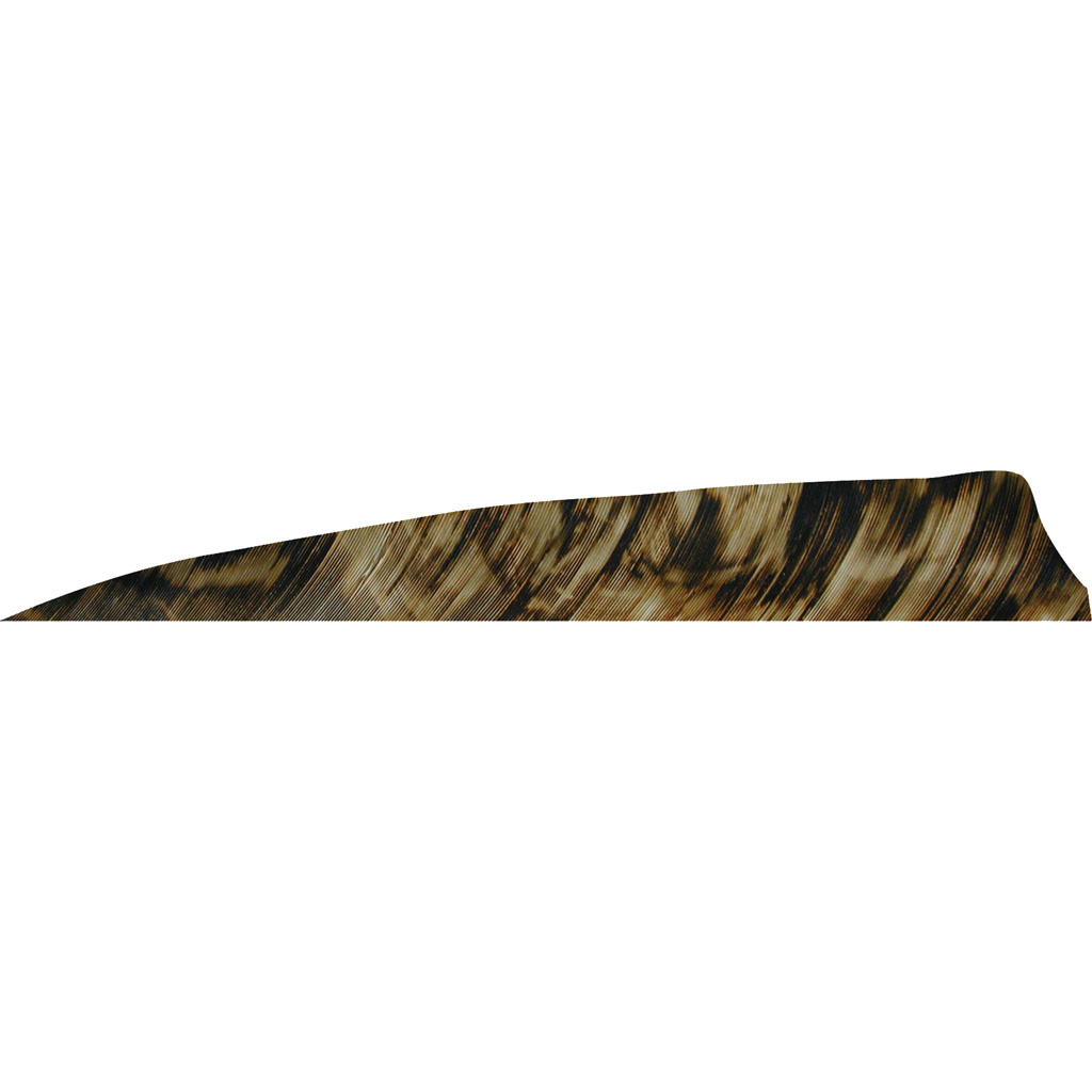 Gateway 400RSTBN-50 Shield Cut Feathers Tre Brown 4in RW 50pk 2.76gr