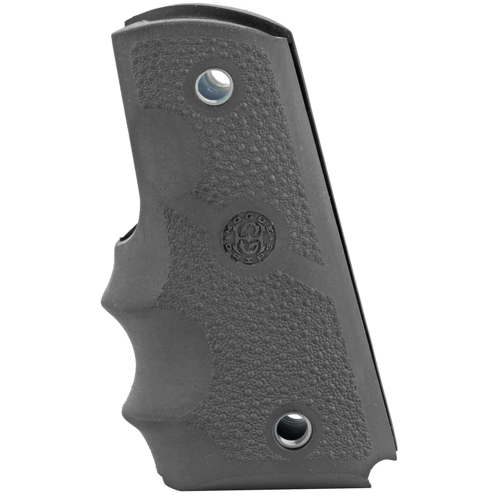 Hogue Rubber Grip Finger Grooves Colt Officers Model Black 1911 Officer