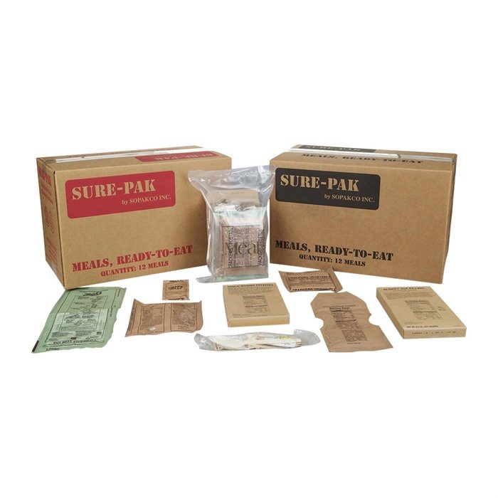 Sopakco 950061 Sure-Pak 12 Meal Case with Heaters MRE - SOPAKCO INC