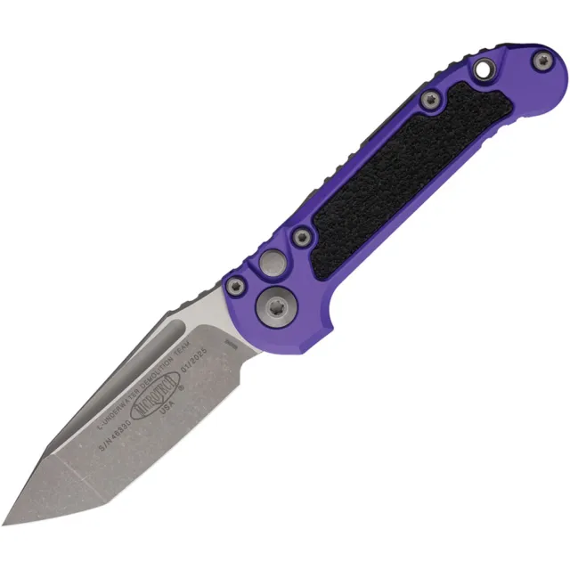 Microtech LUDT G3 3.5 In APOC Purple ALU Handle