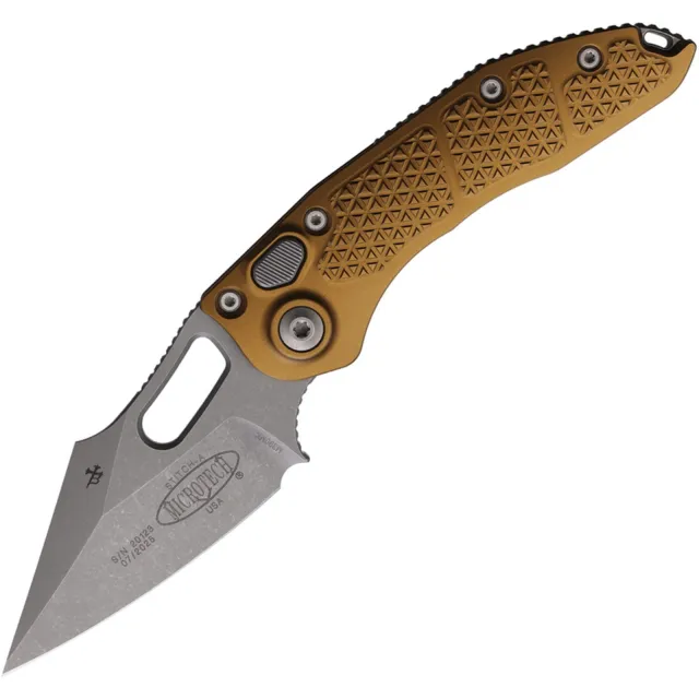Microtech 169-10APTA Stitch 3.75 In SE Apocalyptic Tan ALU Handle