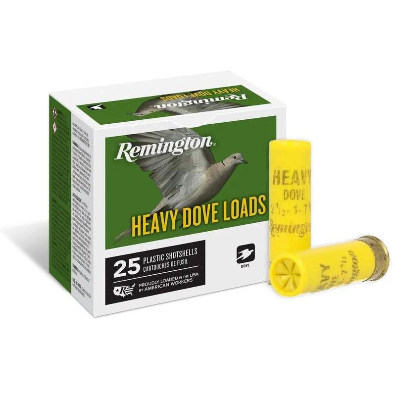 Remington Heavy Dove Load Shotshells 20 Ga 2-3/4 In 1 Oz #7.5 1165 Fps 25/ct