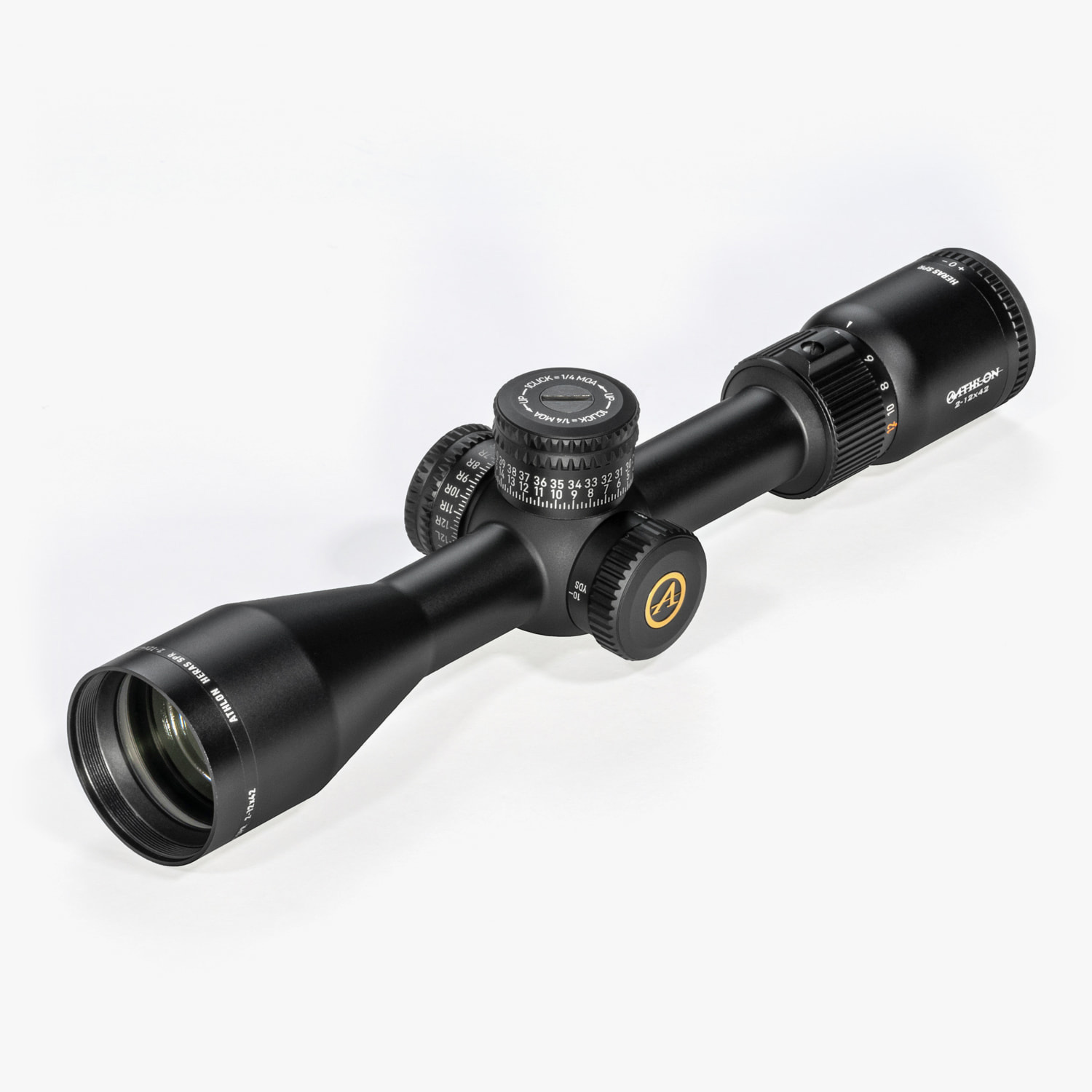 Athlon Optics Heras SPR 2-12x42 SFP AAGR1 MOA Side Focus Rifle Scope