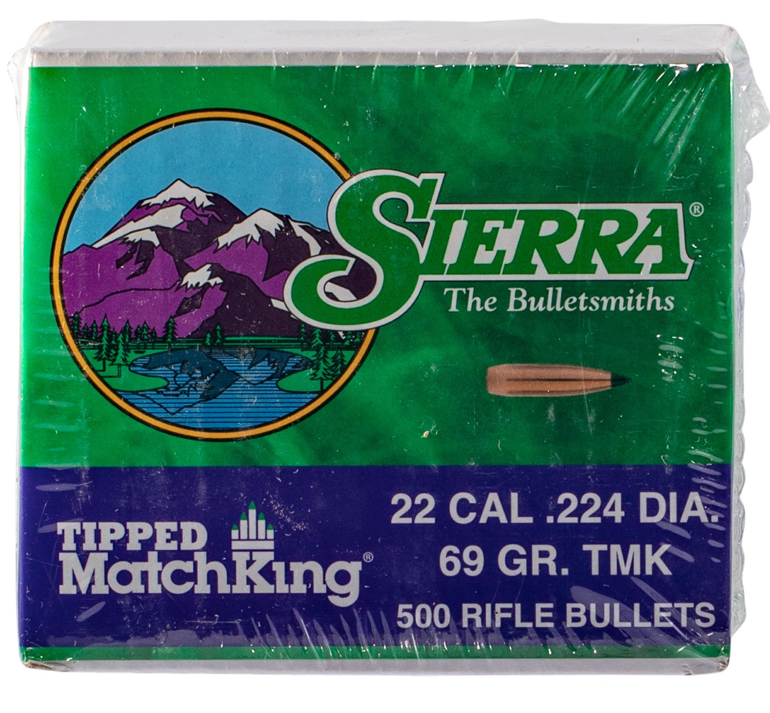 Buy Sierra 7169C Tipped MatchKing .22 Cal .224 69 Grain Bullet 500 Count online