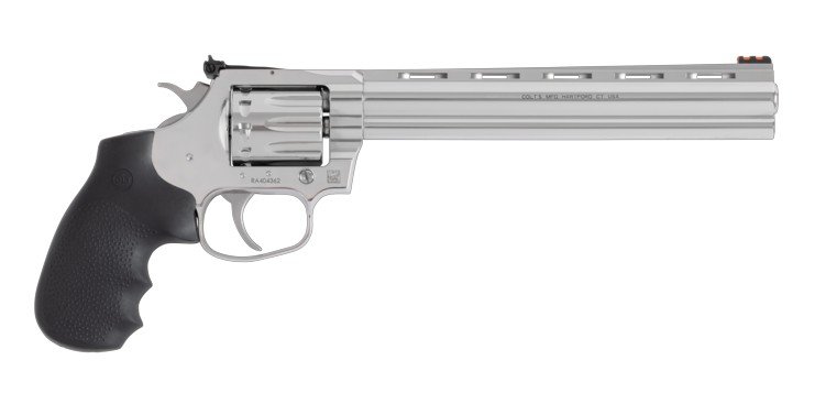 Colt Mfg KCOBRA22SP8RFO King Cobra Target 22 LR 10rd Shot 8" Stainless
