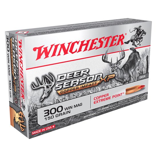 Buy Winchester Ammo X300DSLF Deer Season XP Copper Impact 300 Win Mag 150 gr online